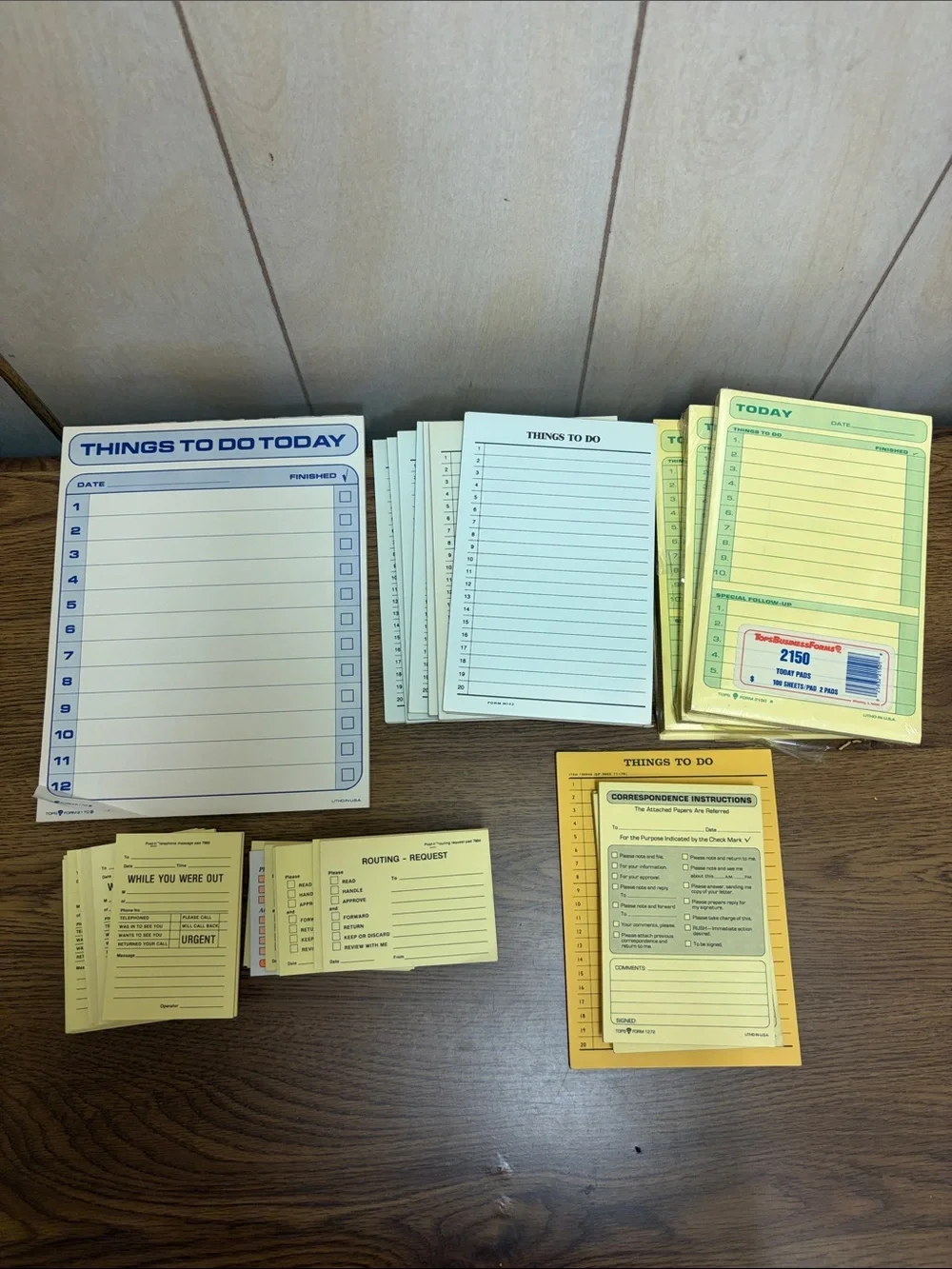 31-Piece Sticky Note & Memo Pad Lot – Today / To Do / Office Notes
